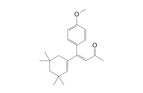 4-(3,3,5,5-Tetramethylcyclohex-1-enyl)-4-(p-methoxyphenyl)-3-buten-2-one