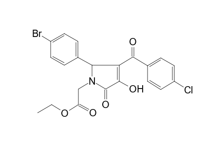Ethyl [2-(4-bromophenyl)-3-(4-chlorobenzoyl)-4-hydroxy-5-oxo-2,5-dihydro-1H-pyrrol-1-yl]acetate