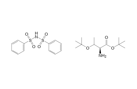 L-2-amino-3-tert-butoxybutyric acid, tert-butyl ester, compound with dibenzenesulfonamide(1:1)