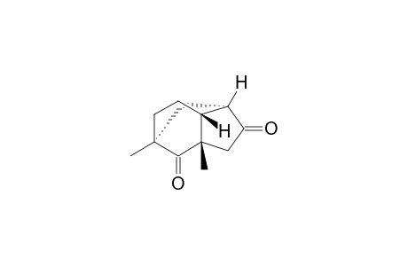 (+)-(1S,3S,6S,7R)-1,3-Dimethyltricyclo[4.3.1.0(3,7)]decan-2,5-dione