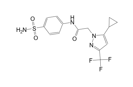 N-[4-(aminosulfonyl)phenyl]-2-[5-cyclopropyl-3-(trifluoromethyl)-1H-pyrazol-1-yl]acetamide