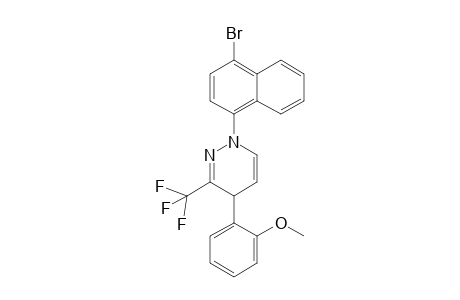 1-(4-Bromonaphthalen-1-yl)-4-(2-methoxyphenyl)-3-(trifluoromethyl)-1,4-dihydropyridazine