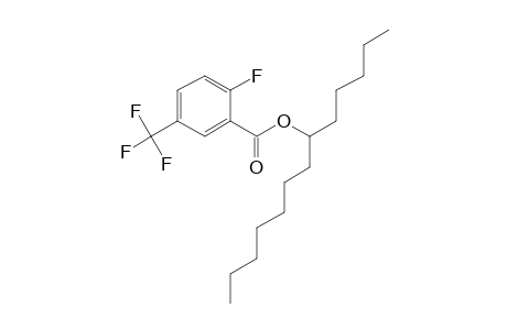 2-Fluoro-5-trifluoromethylbenzoic acid, 6-tridecyl ester