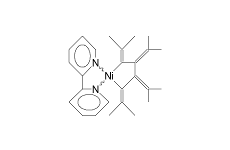 (2,2'-Bipyridyl)-(1,2,3,4-tetraisopropylidene-butane-1,4-diyl-nickel