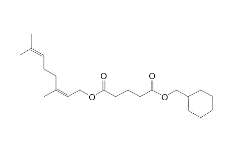 Glutaric acid, cyclohexylmethyl neryl ester