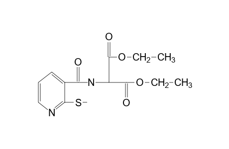 [2-(methylthio)nicotinamido]malonic acid, diethyl ester