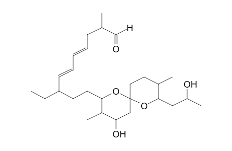 (4E,6E)-8-Ethyl-10-[4-hydroxy-8-(2-hydroxypropyl)-3,9-dimethyl-1,7-dioxaspiro[5.5]undec-2-yl]-2-methyl-4,6-decadienal