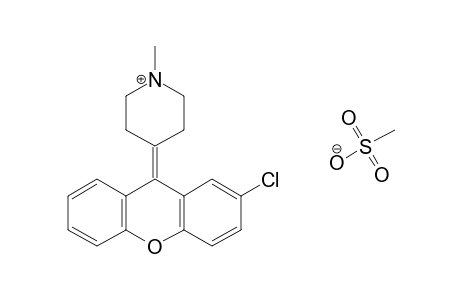 2-chloro-9-(1-methyl-4-piperidylidene)xanthene, methanesulfonate(1:1)