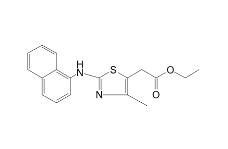 4-methyl-2-(1-naphthylamino)-5-thiazoleacetic acid, ethyl ester