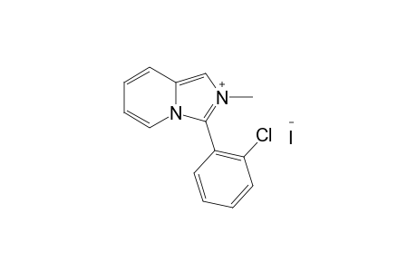 3-(o-chlorophenyl)-2-methylimidazo[1,5-a]pyridinium iodide