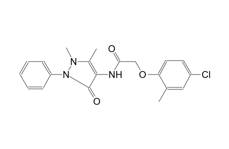 2-(4-chloro-2-methylphenoxy)-N-(1,5-dimethyl-3-oxo-2-phenyl-2,3-dihydro-1H-pyrazol-4-yl)acetamide