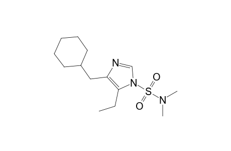 4-(cyclohexylmethyl)-5-ethyl-N,N-dimethylimidazole-1-sulfonamide