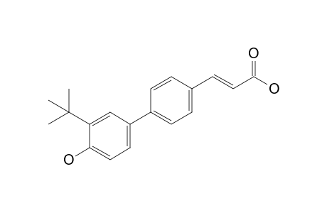 (E)-3-[4'-Hydroxy-3'-(T-butyl)biphenyl-4-yl]-acrylic acid