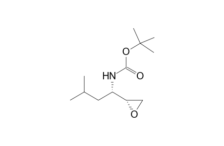 N-[(1S)-3-methyl-1-[(2R)-2-oxiranyl]butyl]carbamic acid tert-butyl ester