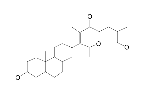 17-Cholesten-3,16,22,27-tetraol