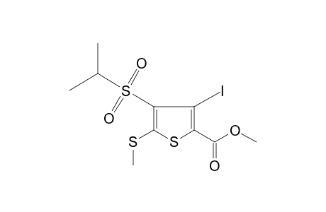 3-iodo-4-(isopropylsulfonyl)-5-(methylthio)-2-thiophenecarboxylic acid, methyl ester