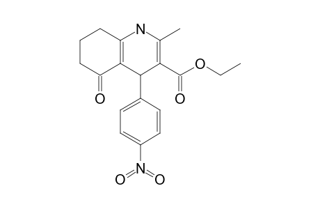 2-Methyl-4-(4-nitrophenyl)-5-oxo-4,6,7,8-tetrahydro-1H-quinoline-3-carboxylic acid ethyl ester