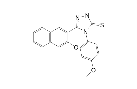 3-(3-hydroxynaphthalen-2-yl)-4-(4-methoxyphenyl)-1H-1,2,4-triazole-5(4H)-thione