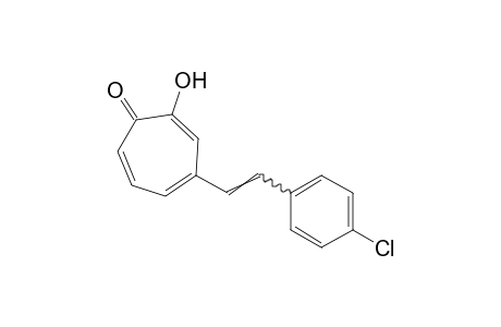 4-(p-chlorostyryl)-2-hydroxy-2,4,6-cycloheptrien-1-one