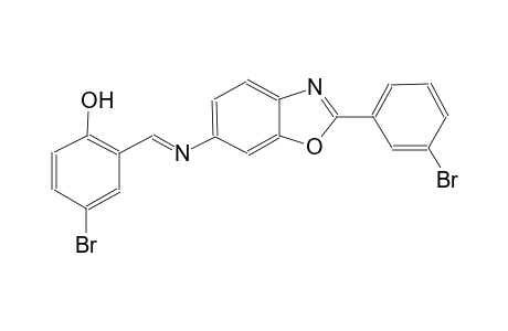 phenol, 4-bromo-2-[(E)-[[2-(3-bromophenyl)-6-benzoxazolyl]imino]methyl]-