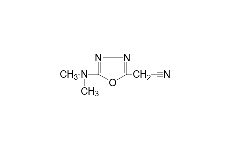 5-(dimethylamino)-1,3,4-oxadiazole-2-acetonitrile