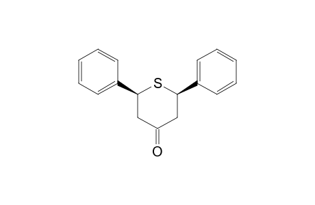 CIS-2,6-DIPHENYLTETRAHYDROTHIAPYRAN-4-ONE