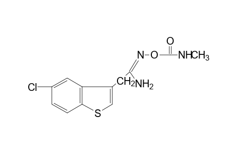 5-chloro-O-(methylcarbamoyl)benzo[b]thiophene-3-acetamidoxime