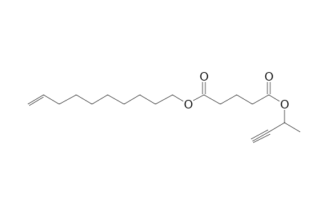 Glutaric acid, but-3-yn-2-yl dec-9-enyl ester