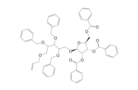 5-O-ALLYL-1-O-(2',3',5'-TRI-O-BENZOYL-BETA-D-RIBOFURANOSYL)-2,3,4-TRI-O-BENZYL-D-RIBITOL