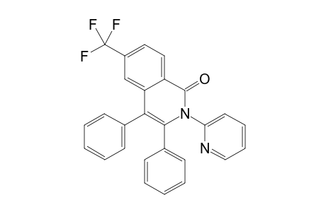 3, 4-Diphenyl-2-(pyridin-2-yl)-6-(trifluoromethyl) isoquinolin-1(2H)-one