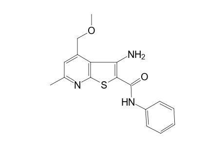 3-Amino-4-(methoxymethyl)-6-methyl-N-phenylthieno[2,3-b]pyridine-2-carboxamide