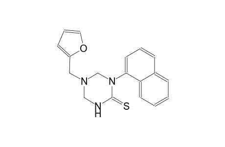 5-(2-furylmethyl)-1-(1-naphthyl)tetrahydro-1,3,5-triazine-2(1H)-thione