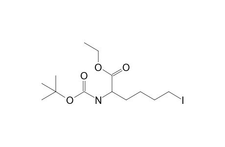 Ethyl 2-[T-butoxycarbonyl)amino]-6-iodohexanoate