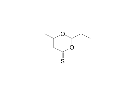 2-t-Butyl-6-methyl-[1,3]dioxane-4-thione