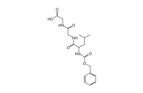 N-[N-(N-carboxy-L-leucyl)glycyl]glycine, N-benzyl ester