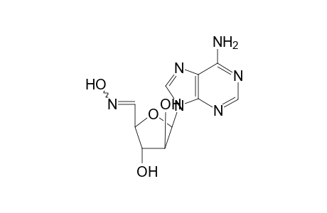 (E/Z)-9-(.beta.-D-ribo-pentodialdo-1,4-furanosyl)adenine oxime