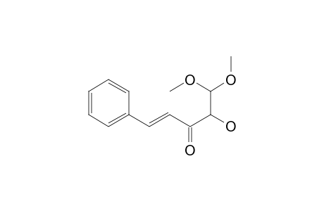 2-Hydroxy-1,1-dimethoxy-5-phenylpent-4-en-3-one