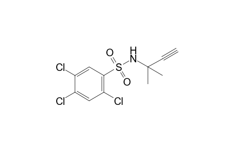 N-(1,1-dimethyl-2-propynyl)-2,4,5-trichlorobenzenesulfonamide