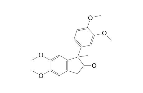 1-(3,4-Dimethoxyphenyl)-5,6-dimethoxy-1-methyl-indan-2-ol