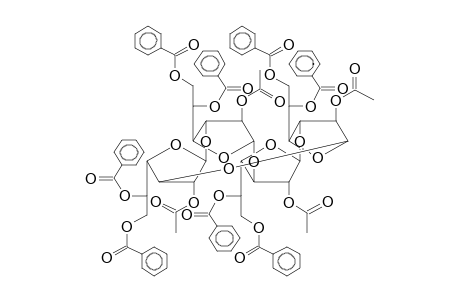 TETRACYCLO(2-O-ACETYL-5,6-DI-O-BENZOYL-BETA-D-GALACTOFURANOSYL[1->3])