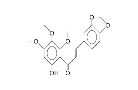 2'-Hydroxy-4',5',6'-trimethoxy-3,4-methylenedioxy-chalcone