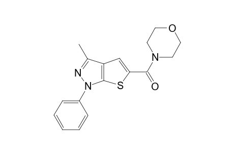 3-Methyl-5-(4-morpholinylcarbonyl)-1-phenyl-1H-thieno[2,3-c]pyrazole