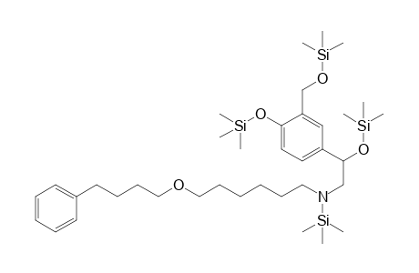 6-(4-phenylbutoxy)-N-trimethylsilyl-N-[2-trimethylsilyloxy-2-[4-trimethylsilyloxy-3-(trimethylsilyloxymethyl)phenyl]ethyl]-1-hexanamine