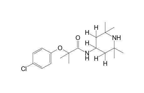 2-(p-chlorophenoxy)-2-methyl-N-(2,2,6,6-tetramethyl-4-piperidyl)propionamide