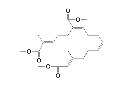 Dimethyl (2E,6E,10Z,14E)-6-methoxycarbonyl-2,10,14-trimethylhexadeca-2,6,10,14-tetraenedioate