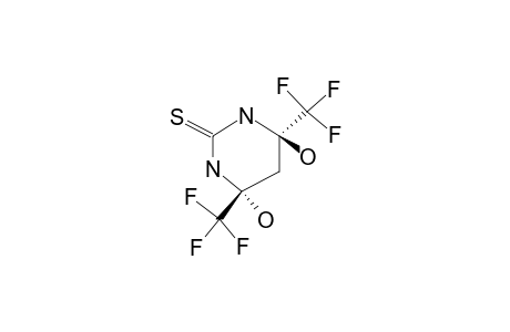 CIS-4,6-BIS-(HYDROXY)-4,6-BIS-(TRIFLUOROMETHYL)-HEXAHYDRO-PYRIMIDIN-2-THIONE;MAJOR-ISOMER