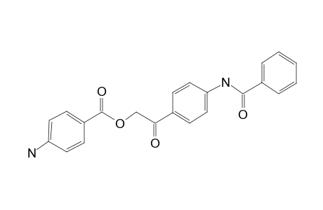 4-Amino-benzoic acid 2-(4-benzoylamino-phenyl)-2-oxo-ethyl ester