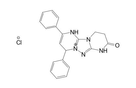 8-Oxo-2,4-diphenyl-1,4,7,8,9,10-hexahydro[1,2,4]triazolo[1,5-a:4,3-a']dipyrimidin-5-ium chloride