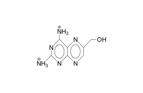 2,4-Diamino-6-pteridinemethanol dication