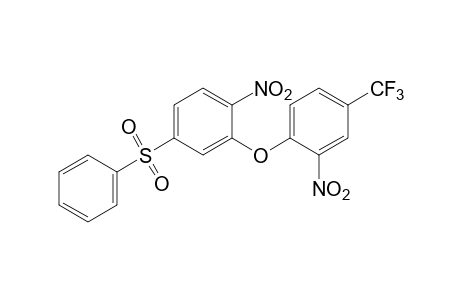 2-Nitro-5-(phenylsulfonyl)phenyl 2-nitro-alpha,alpha,alpha-trifluoro-p-tolyl ether